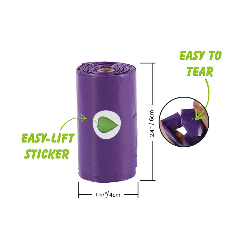 Thickened Pet Garbage Bag Degradable Feces Picking Bag Rolled Vessel - view 2