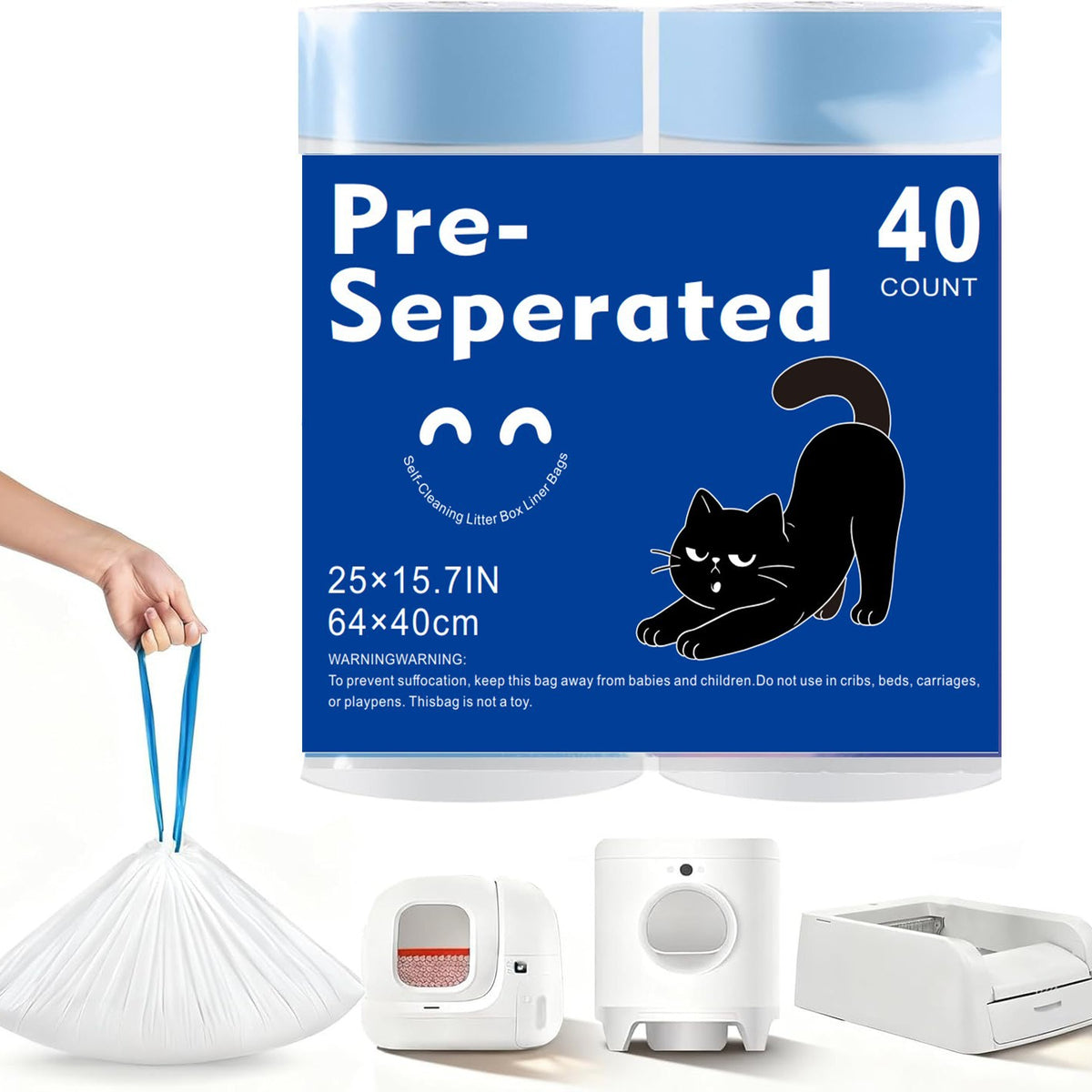 Cross-border Cat Litter Bag Special For Automatic Cat Litter Box 64 - view 1