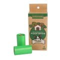 Biodegradable Pet Garbage Bag Stool Bag Thickened Portable Disposable - 4 Roll Light Green