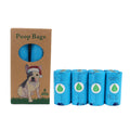 Amazon Pet Garbage Bag Biodegradable Vest Bag Pet Poop Bag Vest Style - 8 Rolls