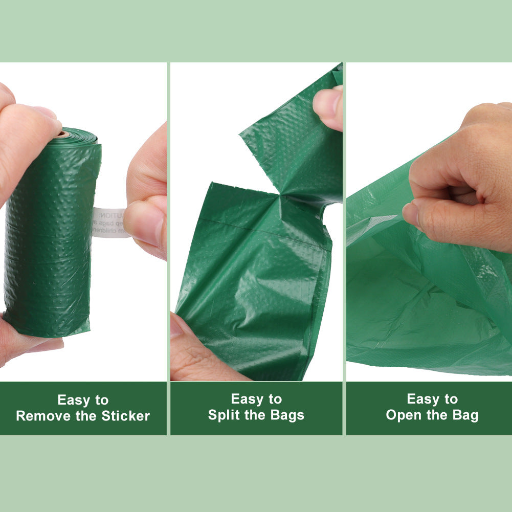 Dark Green Degradable Pet Poop Bag Epi Dog Poop Bag Pet Garbage Bag - view 2