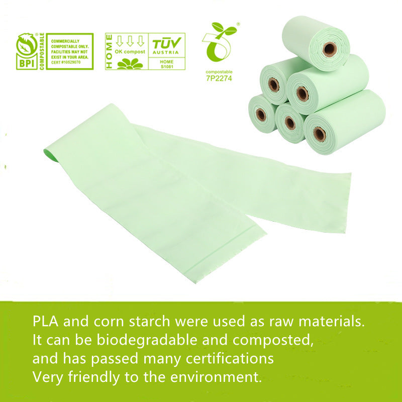 Fully Degradable Pet Poop Bag Non-fragrant Compostable Pet Poop Bag 1 - view 2