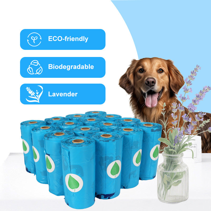 Amazon Pet Garbage Bag Biodegradable Vest Bag Pet Poop Bag Vest Style - view 3