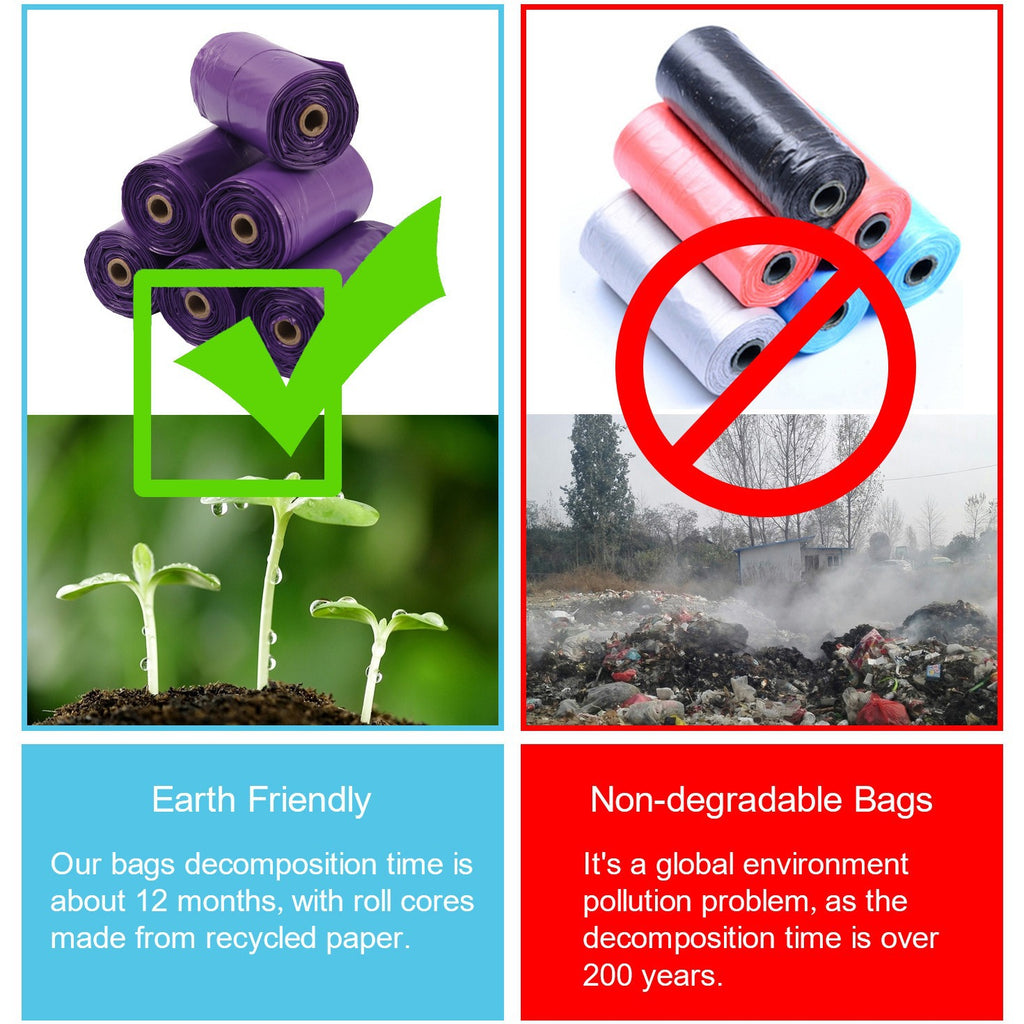 Thickened Pet Garbage Bag Degradable Feces Picking Bag Rolled Vessel - view 3
