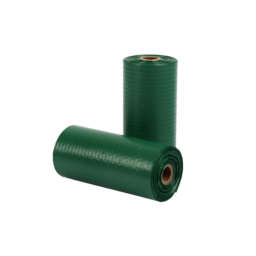 Degradable 1 Silk Pet Poop Bag Embossed Dark Green Non-fragrance Dog - view 5