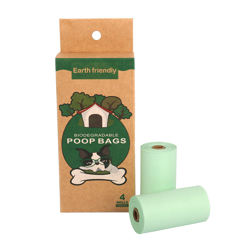 Fully Degradable Pet Poop Bag Non-fragrant Compostable Pet Poop Bag 1 - 4 Package Cowhide Box